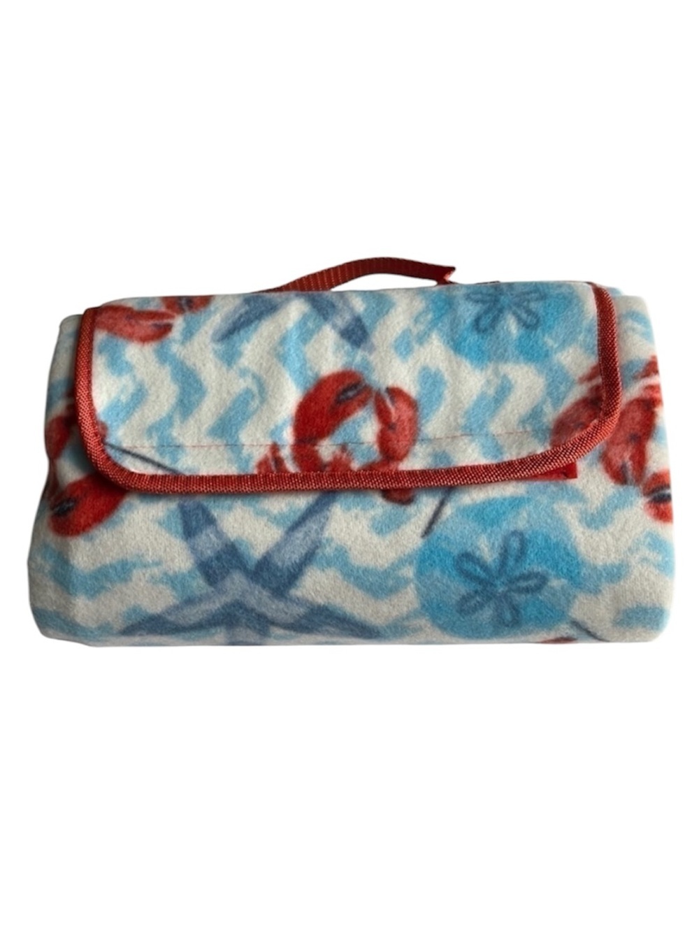 Beach Yoga Mats Set of 2 Lobster Nautical Roll Up Travel Mats